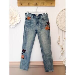 Scotch and Soda Embroidered Bandit Slim Tapered Jeans Size 26